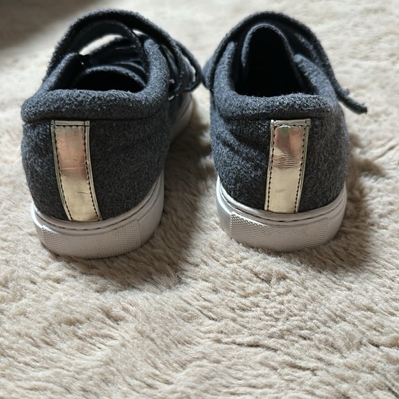 Kenneth Cole New York Kingvel Low Top Velcro Gray Fabric Casual Sneakers Size 5M - Picture 4 of 7